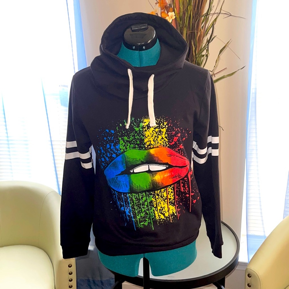 On Fire | Long Sleeve Graphic Print Sweatshirt